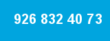 926 832 40 73 926 832 40 73